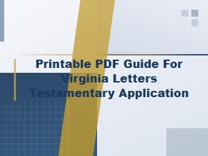 Virginia Letters Testamentary Pdf Application Guide